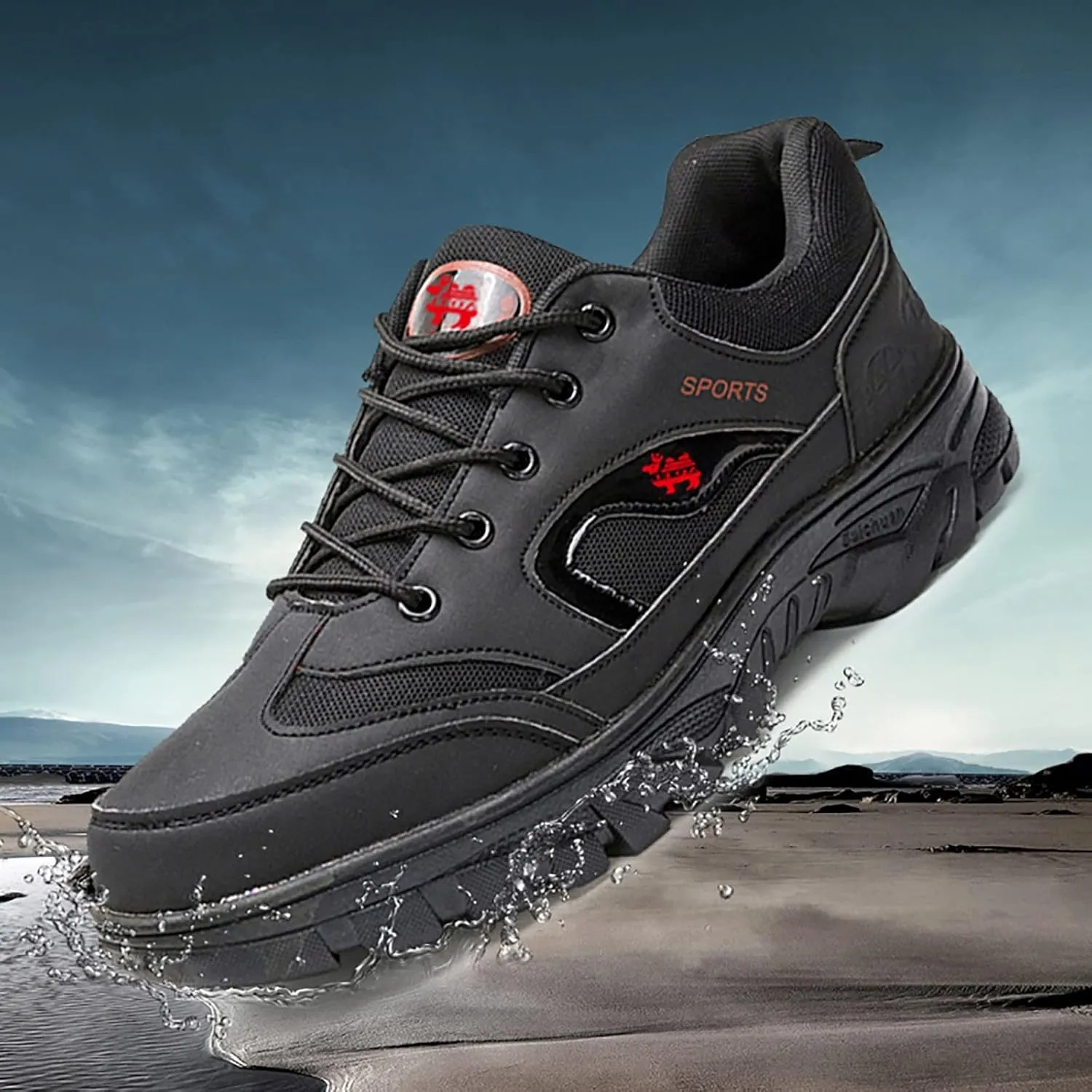 Lightweight Hiking Shoes for Men Comfortable Lightweight Casual Walking Shoe Breathable Diabetic Shoes for Men