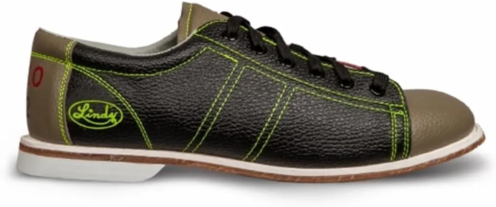 Linds Mens 300 Classic Glow Rental Bowling Shoes - Laces 10