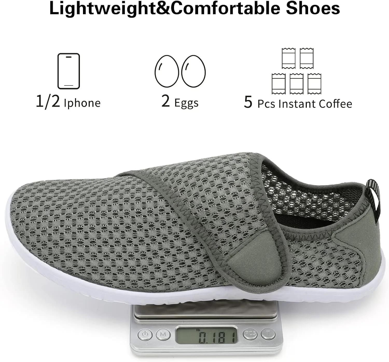 Lisdwde Women Men Water Shoes Quick Dry Breathable Aqua Sock Shoe for Summer Pool Swimming Beach Diving Walking