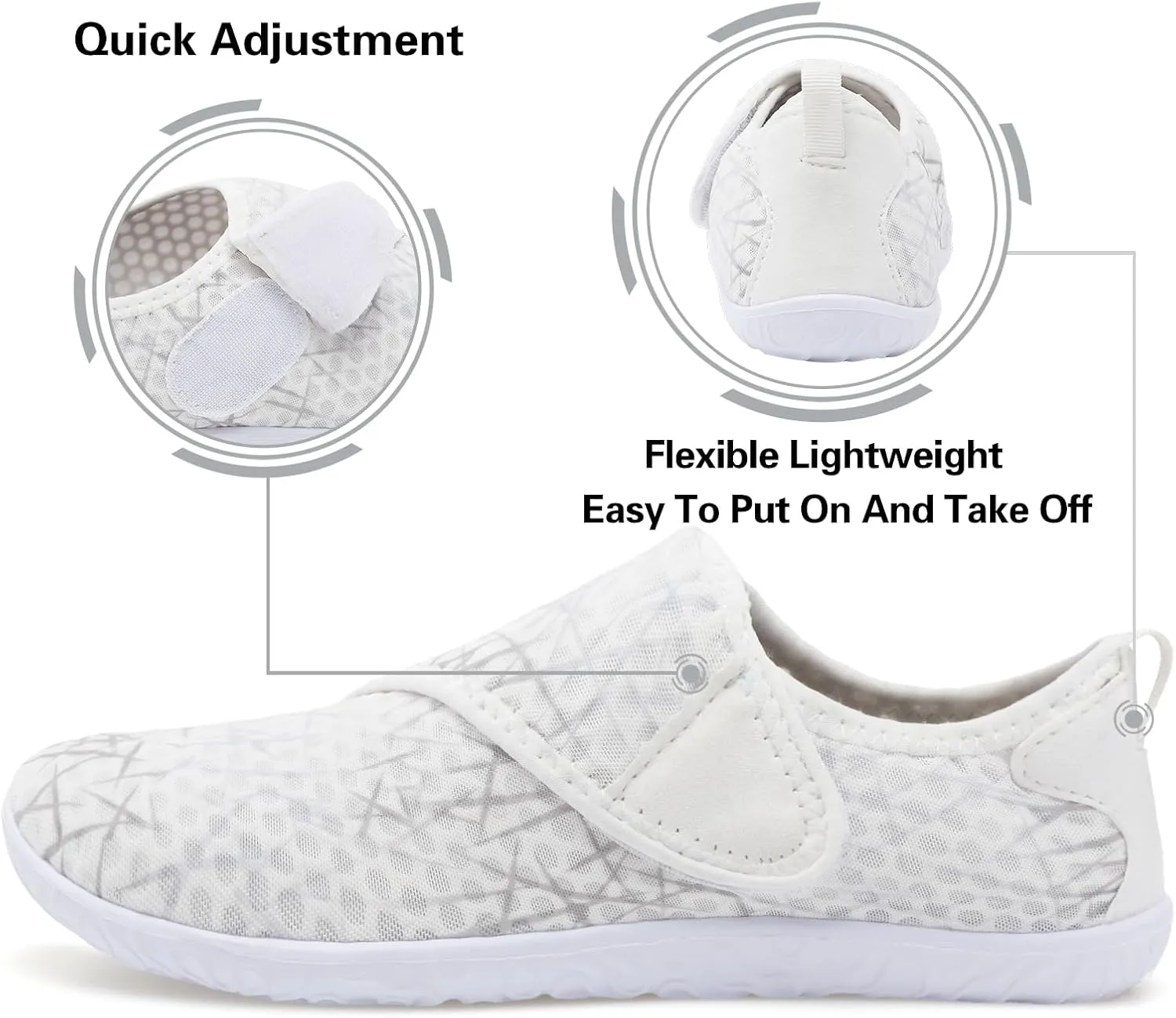 Lisdwde Women Men Water Shoes Quick Dry Breathable Aqua Sock Shoe for Summer Pool Swimming Beach Diving Walking
