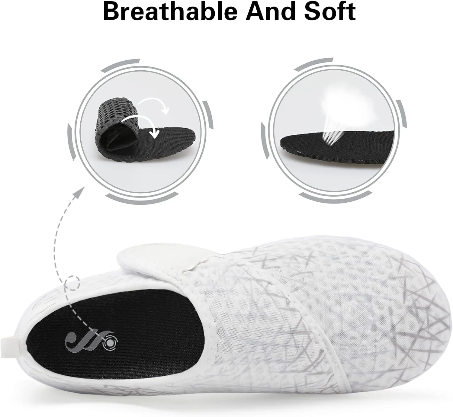Lisdwde Women Men Water Shoes Quick Dry Breathable Aqua Sock Shoe for Summer Pool Swimming Beach Diving Walking