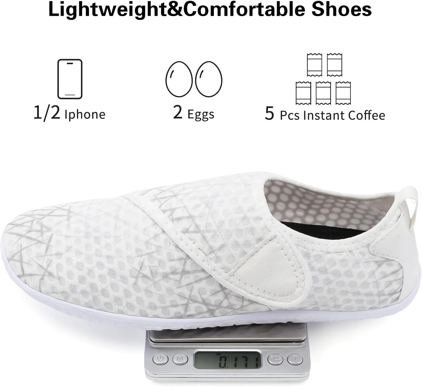 Lisdwde Women Men Water Shoes Quick Dry Breathable Aqua Sock Shoe for Summer Pool Swimming Beach Diving Walking