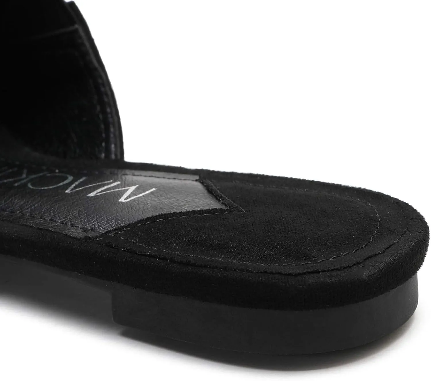 MACKIN J 327-1 Women's Pointed Toe Mules Slip On Rhinestones Slides Dress Flats