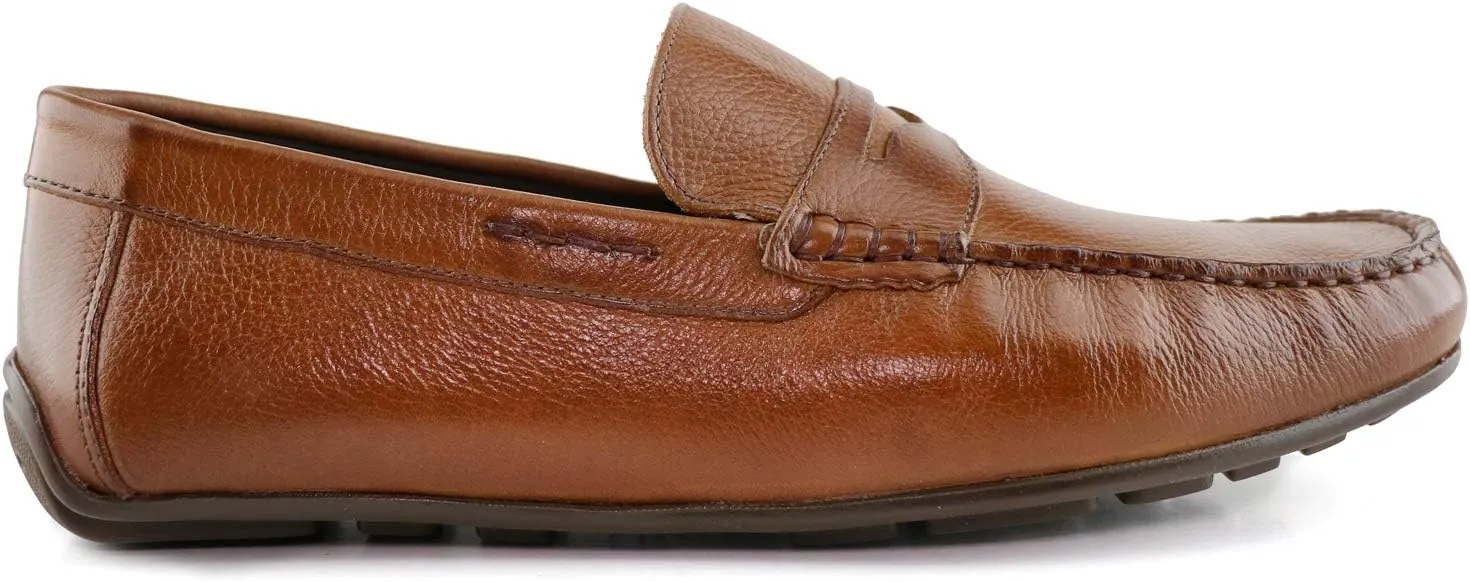 Marc Joseph New York Men's Leather Casual Slip On Penny Loafers