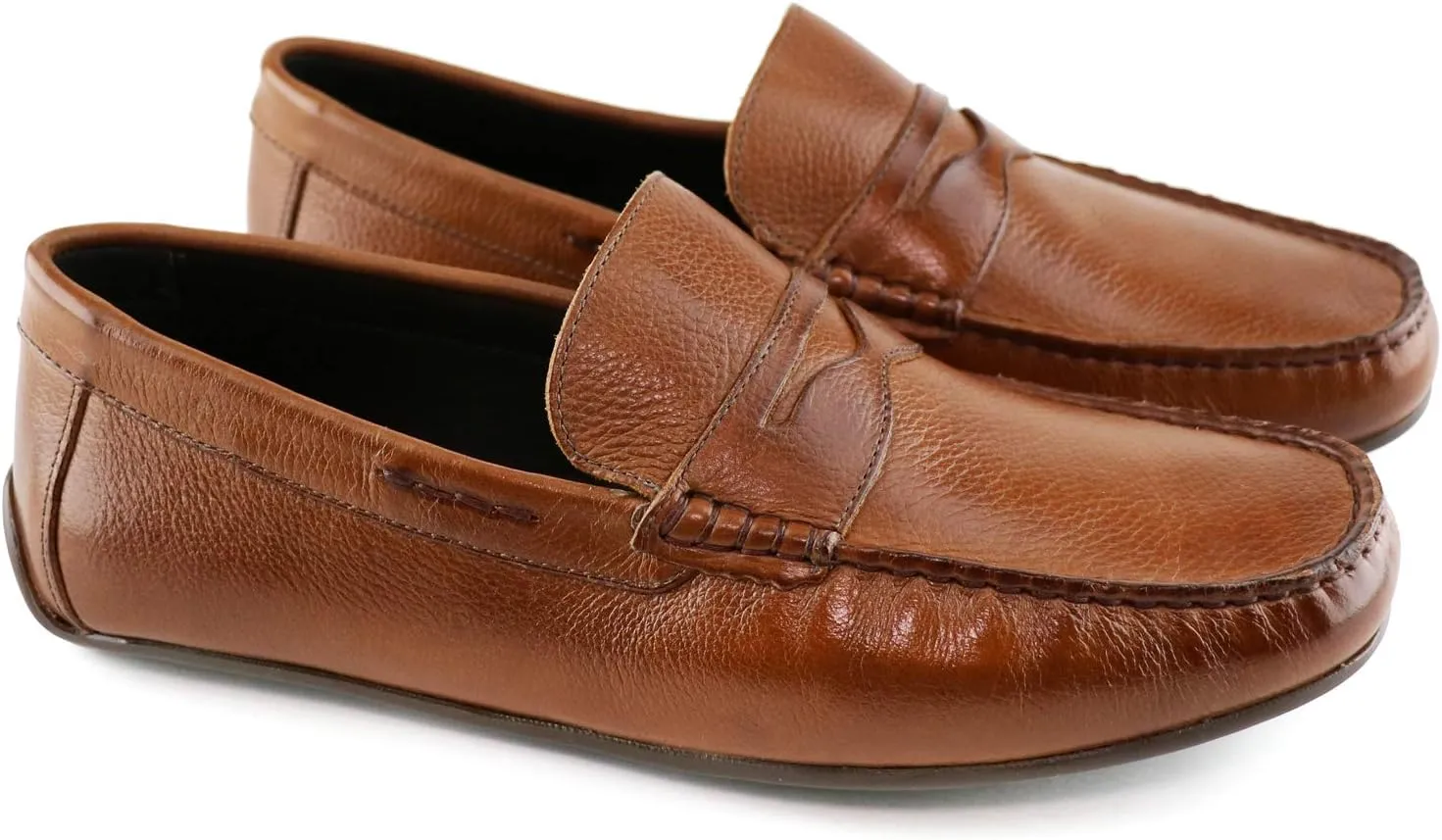 Marc Joseph New York Men's Leather Casual Slip On Penny Loafers