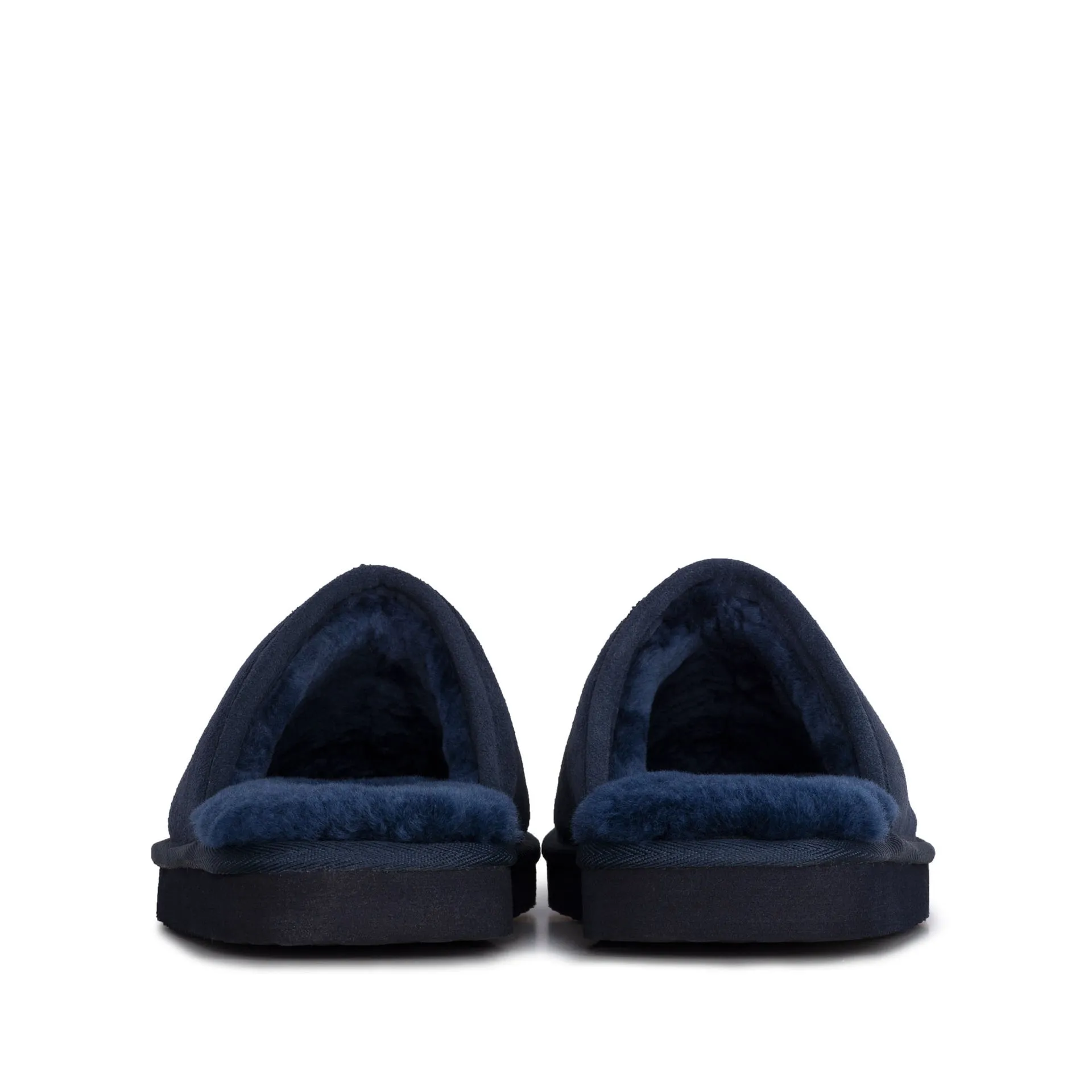 MAX NAVY SHEEPSKIN MULE