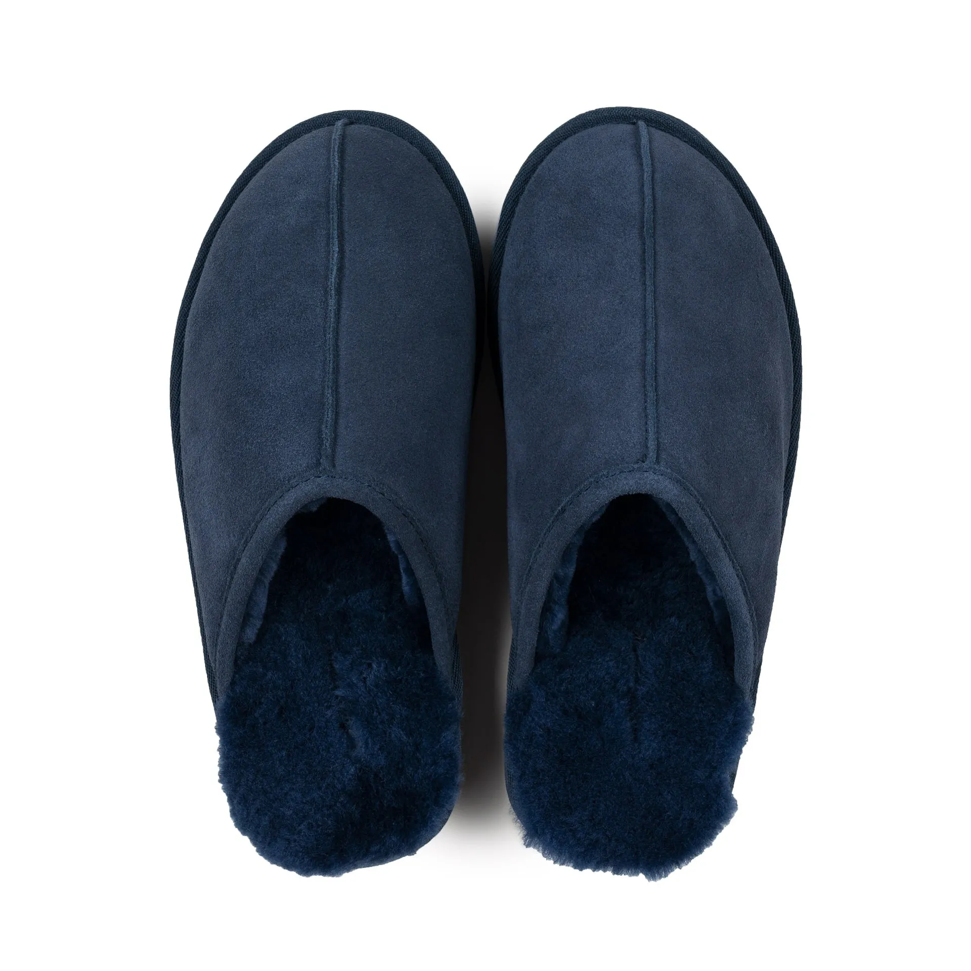 MAX NAVY SHEEPSKIN MULE