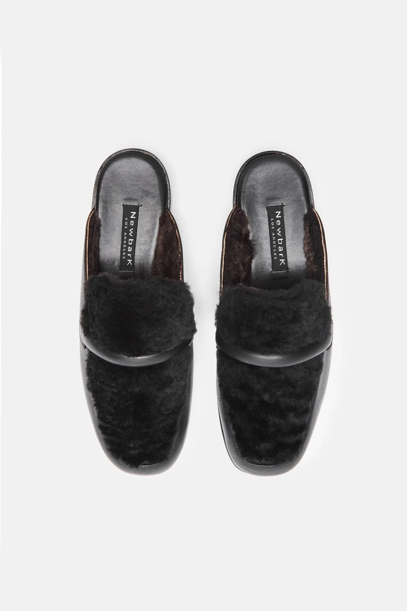 Melanie Mule Shearling - Black