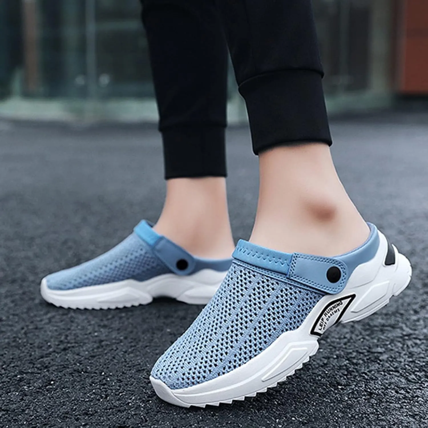 Men Casual Soft Flat Slippers Breathable Lightweight Walking Shoes Fashion Mens Home Sandals Mens Dress Shoes Men Shoes