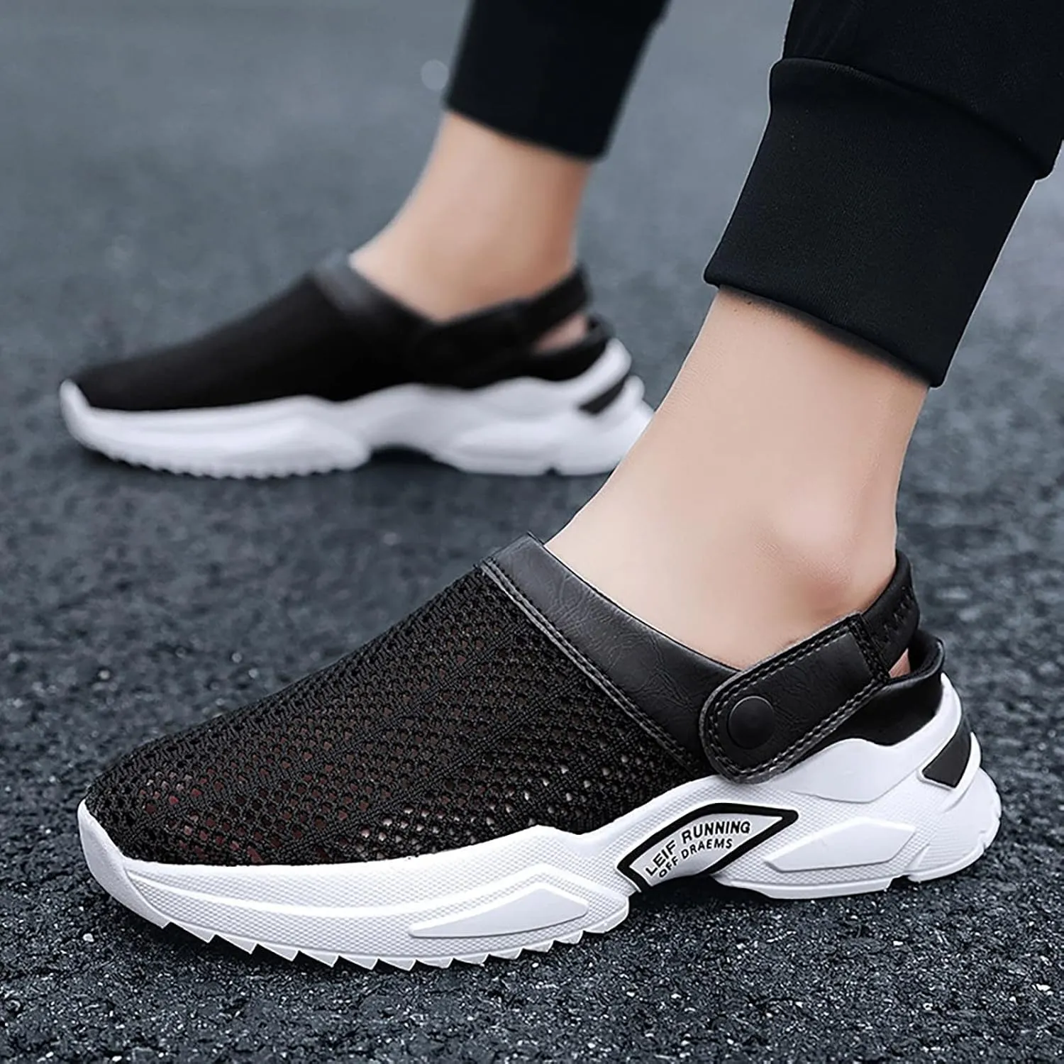 Men Casual Soft Flat Slippers Breathable Lightweight Walking Shoes Fashion Mens Home Sandals Mens Dress Shoes Men Shoes