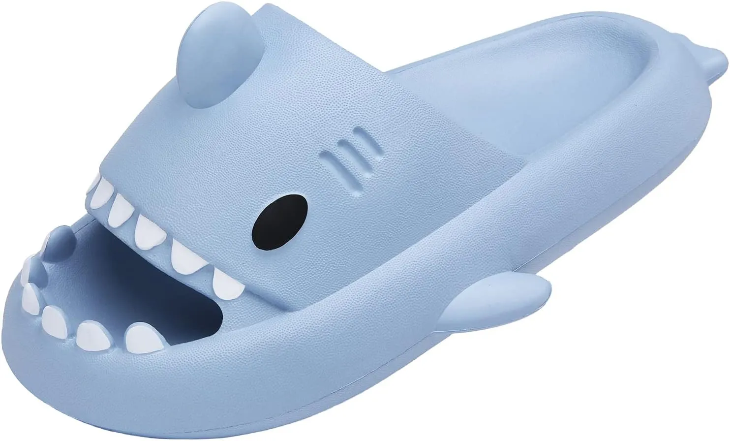Men's and Women's Shark Slides Cloud Slippers Summer Novelty Open Toe Slide Sandals Anti-Slip Beach Pool Shower Shoes with Cushioned Thick Sole