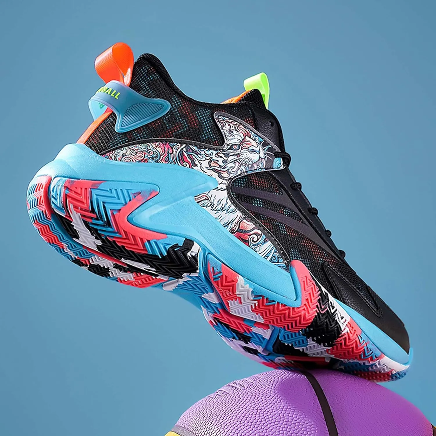 Men's Basketball Shoes High Top Sneakers Fashion Comfortable Street Casual Walking Shoes Non-Slip Training Running Shoes Breathable Fitness Sports Tennis Shoes