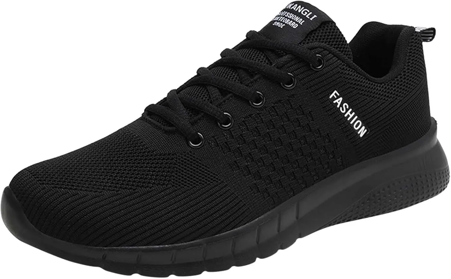 Mens Breathable Lace Up Running Shoes Outdoor Athletic Lace Up Hiking Shoe Memory Foam Versatile Shoes for Men