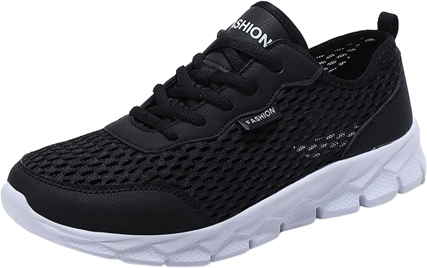 Men's Breathable Mesh Running Shoes Lightweight Breathable Slip on Running Shoe Men's Breathable Barefoot Shoes