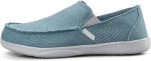 Men's Canvas Linen Slip On Loafer Lightweight Breathable Casual Shoes Orthopedic Travel for Summer Autumn Spring Walking Shoes for Men