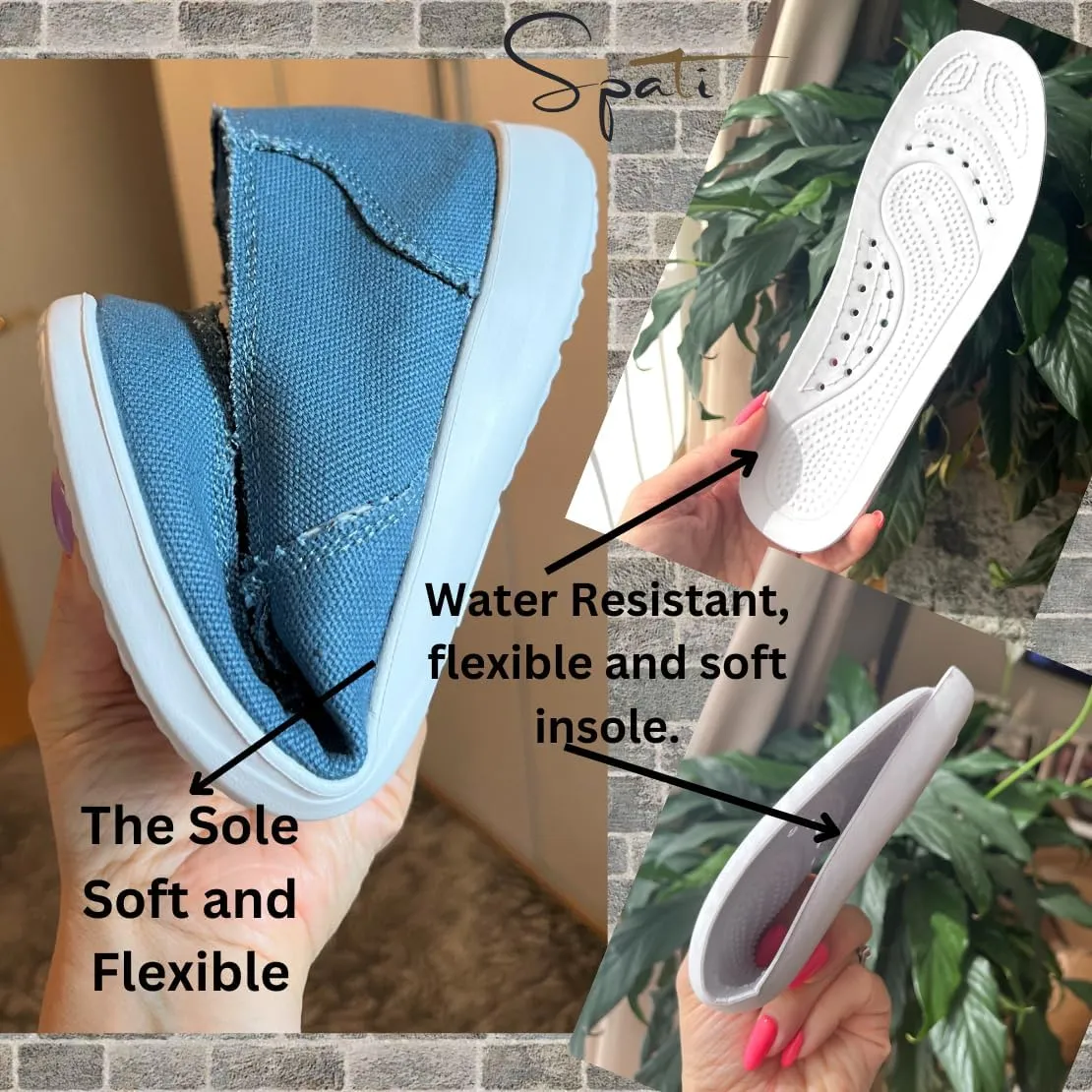 Men's Canvas Linen Slip On Loafer Lightweight Breathable Casual Shoes Orthopedic Travel for Summer Autumn Spring Walking Shoes for Men