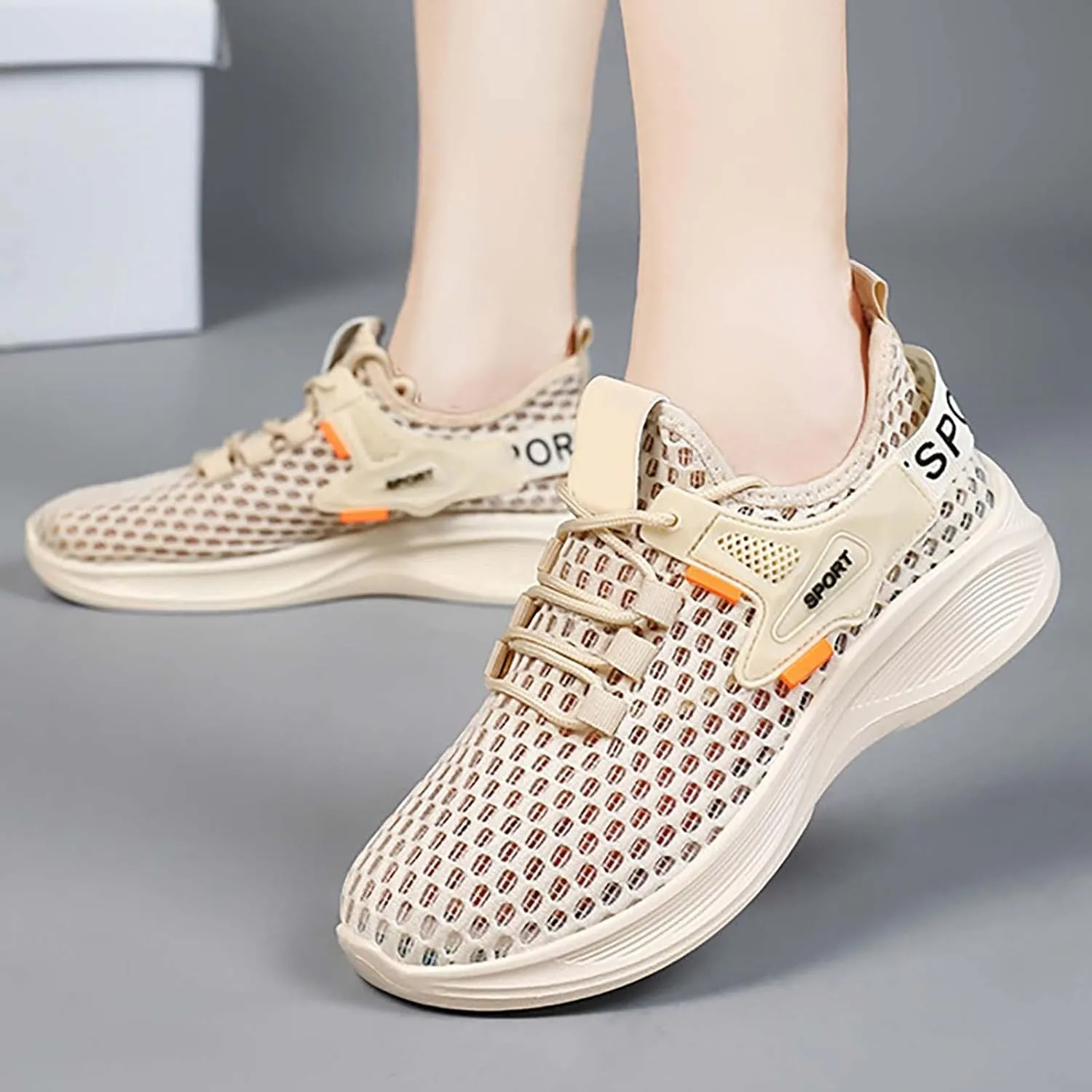 Men's Casual Dress Oxfords Shoes Breathable Knit Running Shoes for Women Walking Casual Shoes Trendy Men's Fashion Sneakers Steel Toe Tennis Shoe Cross Trainer Shoe