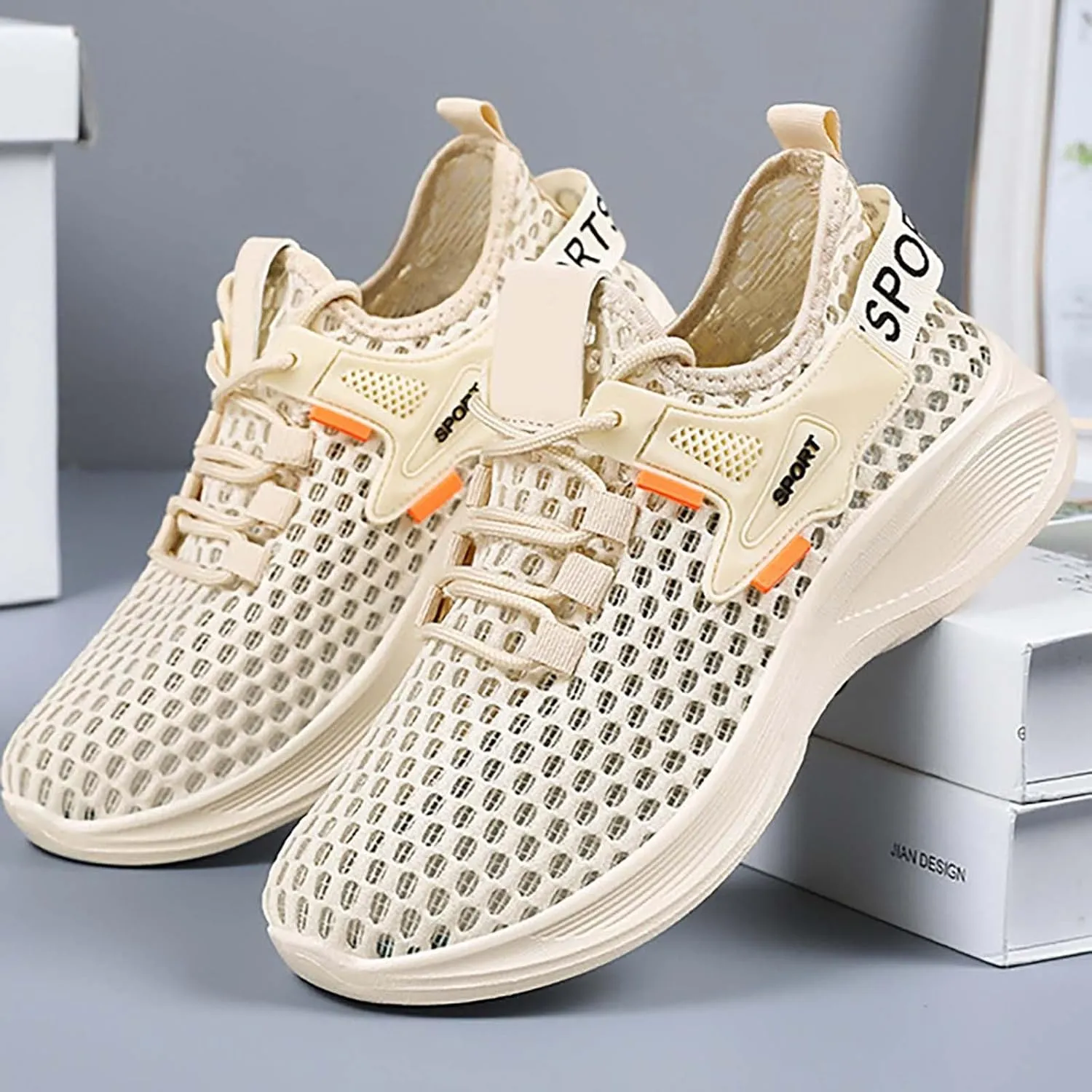 Men's Casual Dress Oxfords Shoes Breathable Knit Running Shoes for Women Walking Casual Shoes Trendy Men's Fashion Sneakers Steel Toe Tennis Shoe Cross Trainer Shoe