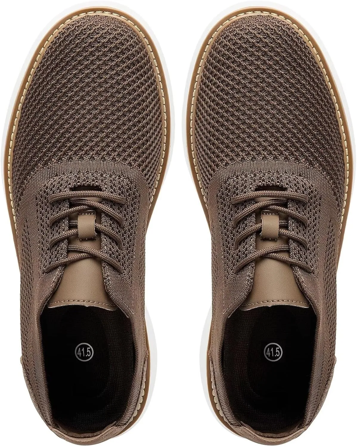 Men's Casual Sneakers Dress Shoes - Comfort Dress Sneakers Mesh Knit Lightweight Breathable Formal Oxford Business Shoes
