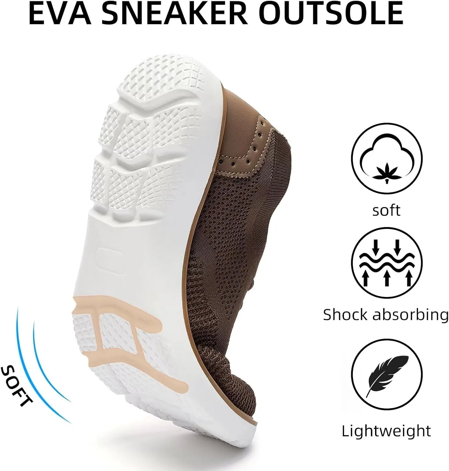 Men's Casual Sneakers Dress Shoes - Comfort Dress Sneakers Mesh Knit Lightweight Breathable Formal Oxford Business Shoes