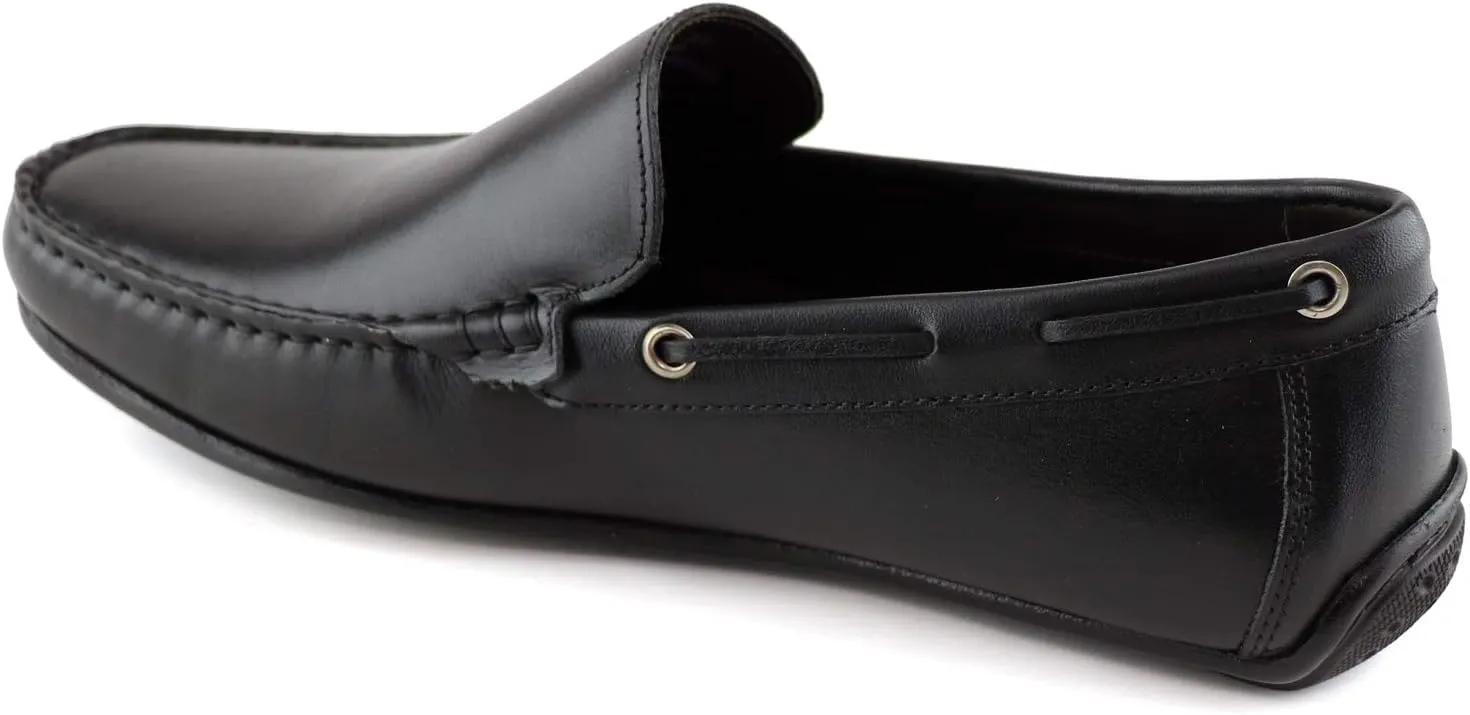 Men's Genuine Leather Casual Slip On Venetian Loafers