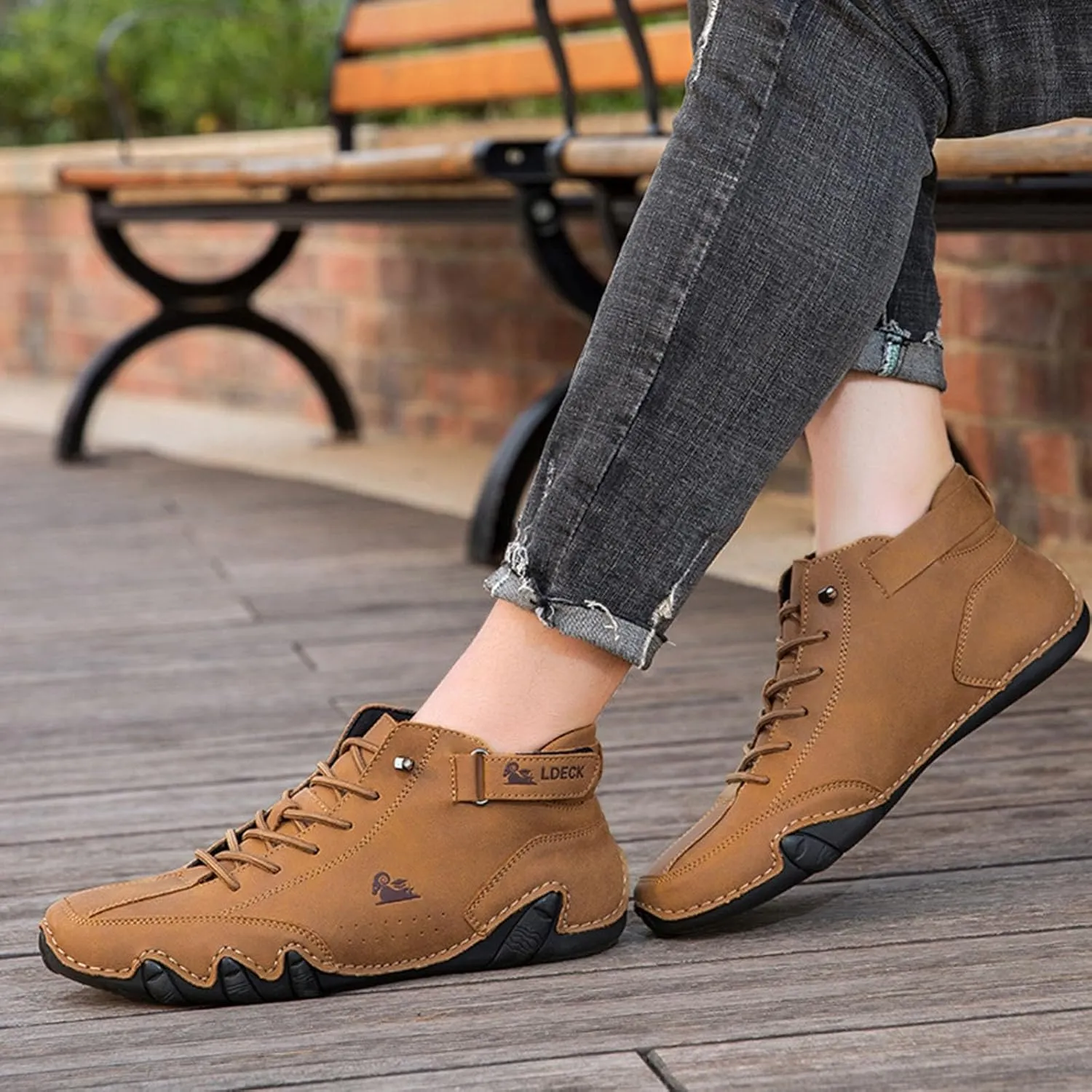 Men's Lightweight Non Slip Barefoot Shoes Breathable Casual Comfortable Walking Sneaker Casual Stretch Sneaker