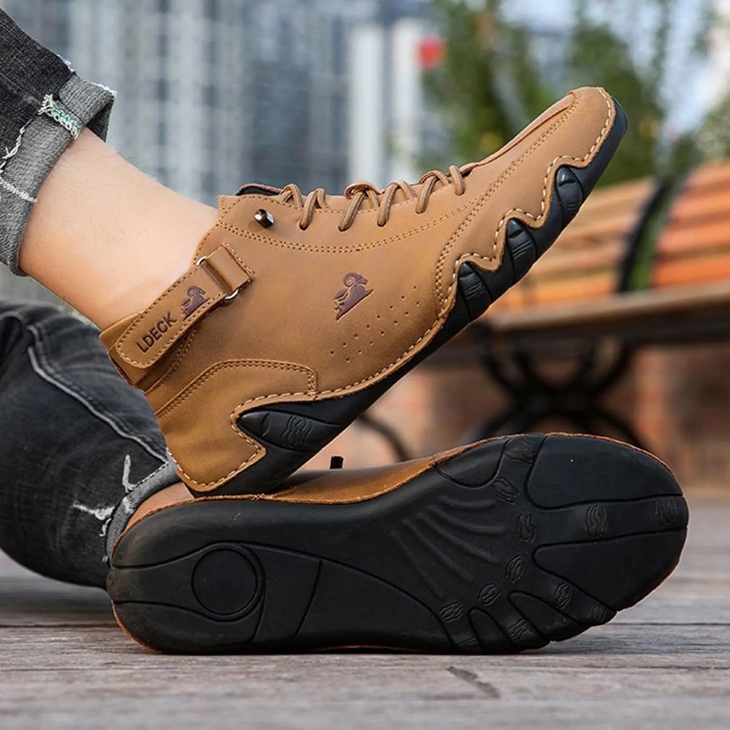 Men's Lightweight Non Slip Barefoot Shoes Breathable Casual Comfortable Walking Sneaker Casual Stretch Sneaker