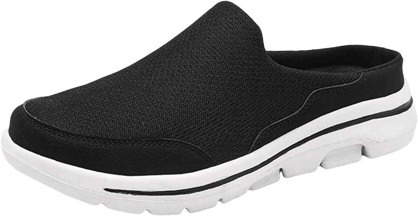 Mens Loafers & Slip-Ons Comfortable Breathable Flat Soled Slip On Mesh Heelless Casual Shoes for Men and Women