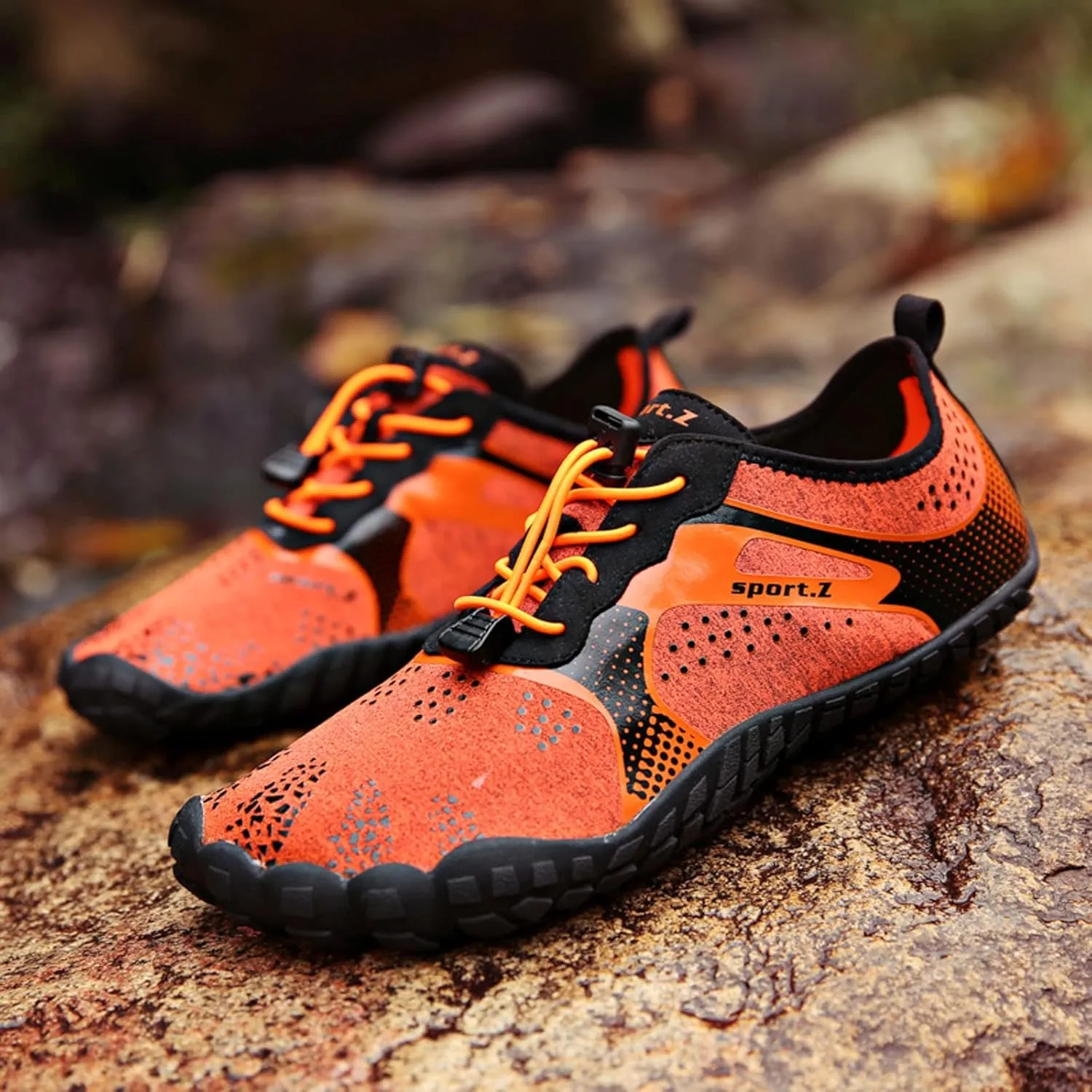 Men's Minimalist Barefoot Shoes Lightweight Sport Gym Jogging Walking Sneaker Breathable Lace Up Shoes for Men