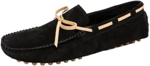 Mens Moccasins Shoes Slip-on Loafers Suede Driving Solid Color Comfortable Fashion Prom Flexible Anti-Slip