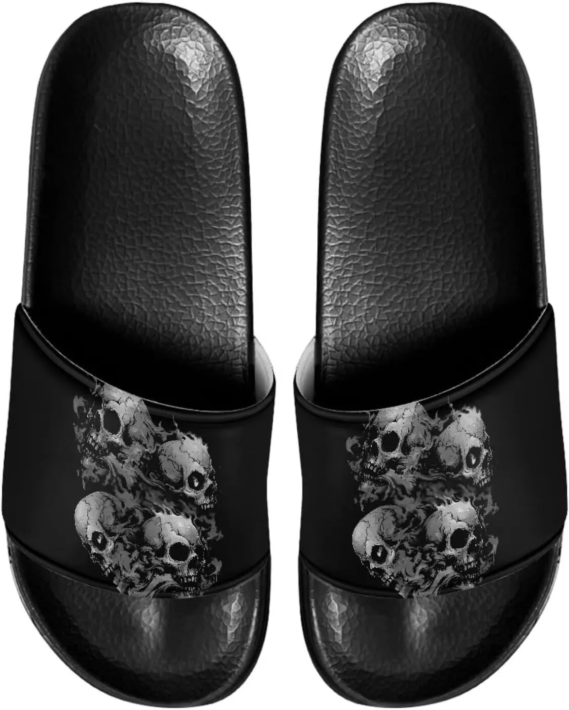 Men's Slide Sandals Non-Slip Bath Slippers, Quick-Dry, Lightweight, Suitable for Shower Beach Casual Walking