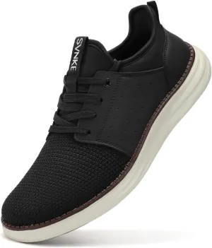 Men's Slip On Casual Fashion Shoes Hands Free Dress Sneakers Comfortable Lightweight Walking Shoes