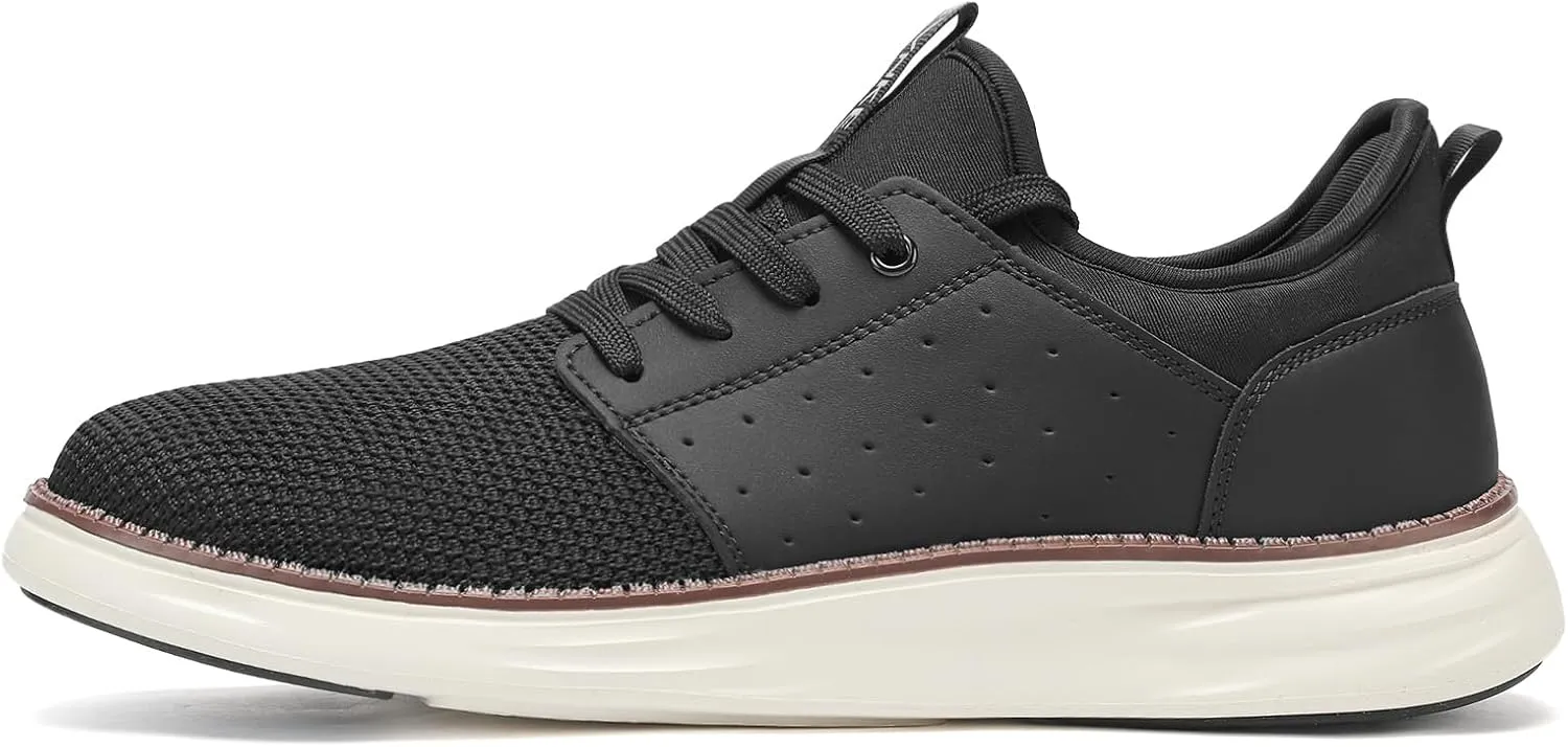 Men's Slip On Casual Fashion Shoes Hands Free Dress Sneakers Comfortable Lightweight Walking Shoes