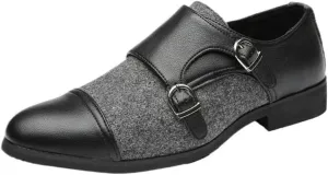 Mens Slip-Ons Loafers Office Breathable Shiny Patent Leather Dress Shoes