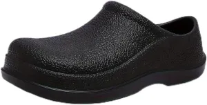 Men's Solid Colour Slip On Waterproof & Oil Proof Chef Shoes, Comfy Non Slip Casual Durable EVA Kitchen Shoes for Men's Indoor Outdoor Activities