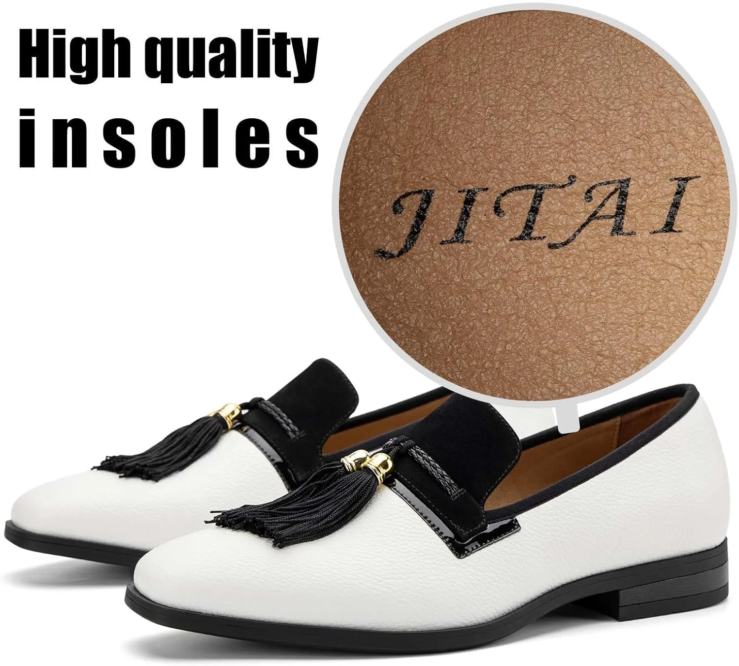 Men's Vintage Velvet Embroidery Noble Loafer Shoes Slip-on Loafer Smoking Slipper Tassel Loafer