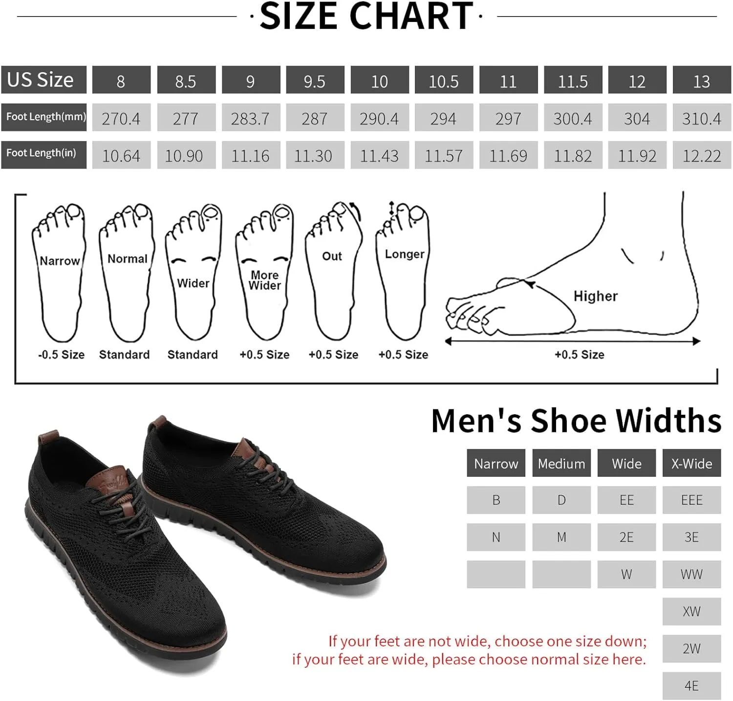 Men's Wide Casual Dress Shoes Business Casual Sneaker Shoes for Men
