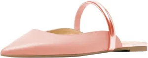 Milooey shoes Women Comfortable Closed Pointed Toe Flat Mule Strappy Slip On Sandal Backless Loafer Party Dress Casual Shoes Size 4-16 Us