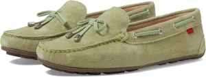 MJNY Womens Casual Comfortable Genuine Leather Lightweight Driving Moccasins Classic Fashion Tiebow Slip On Ladies Driving Loafer Flat Shoes