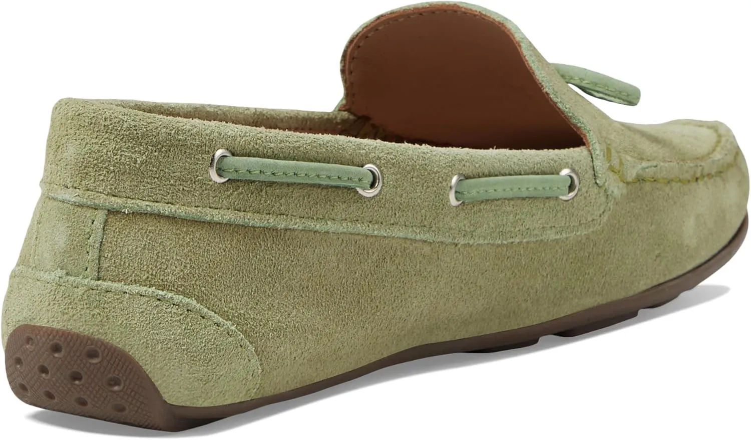 MJNY Womens Casual Comfortable Genuine Leather Lightweight Driving Moccasins Classic Fashion Tiebow Slip On Ladies Driving Loafer Flat Shoes