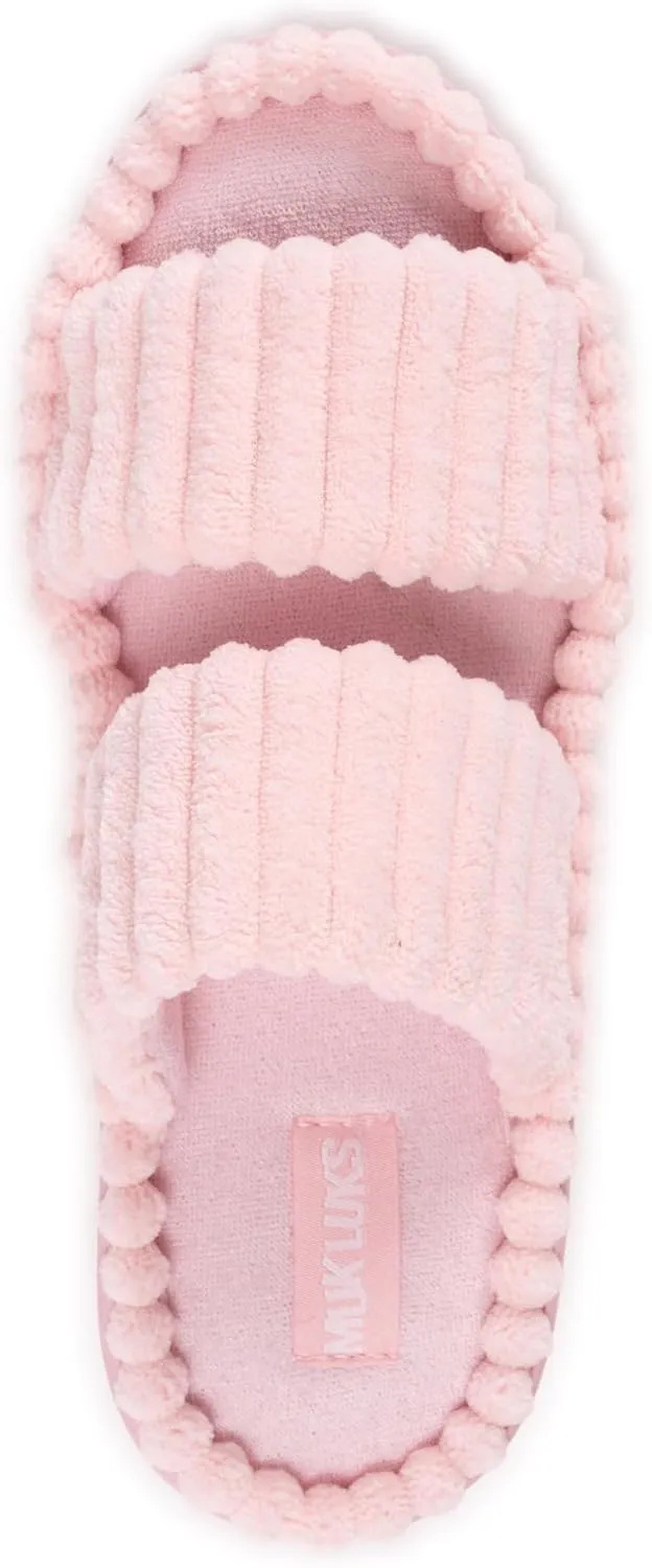 MUK LUKS Women's Double Strap Slide Slipper