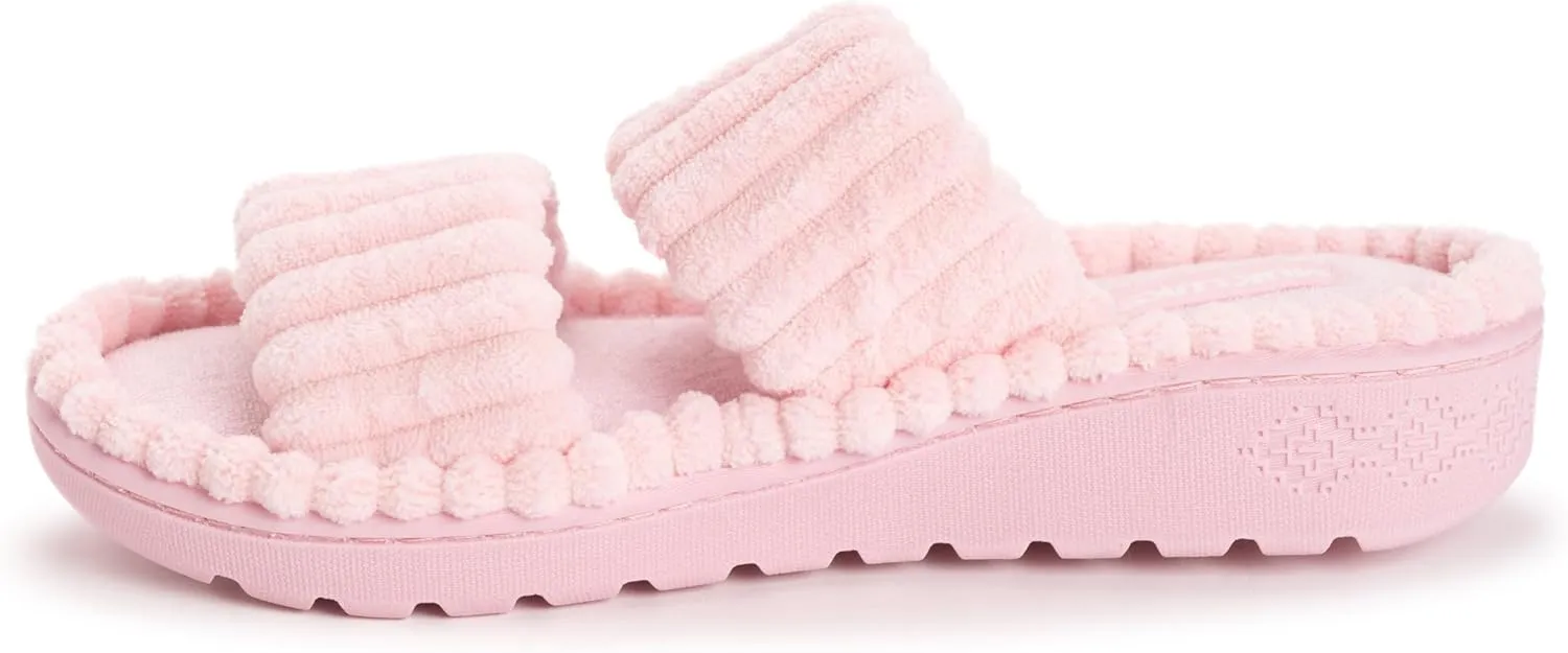 MUK LUKS Women's Double Strap Slide Slipper