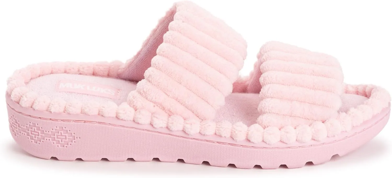 MUK LUKS Women's Double Strap Slide Slipper