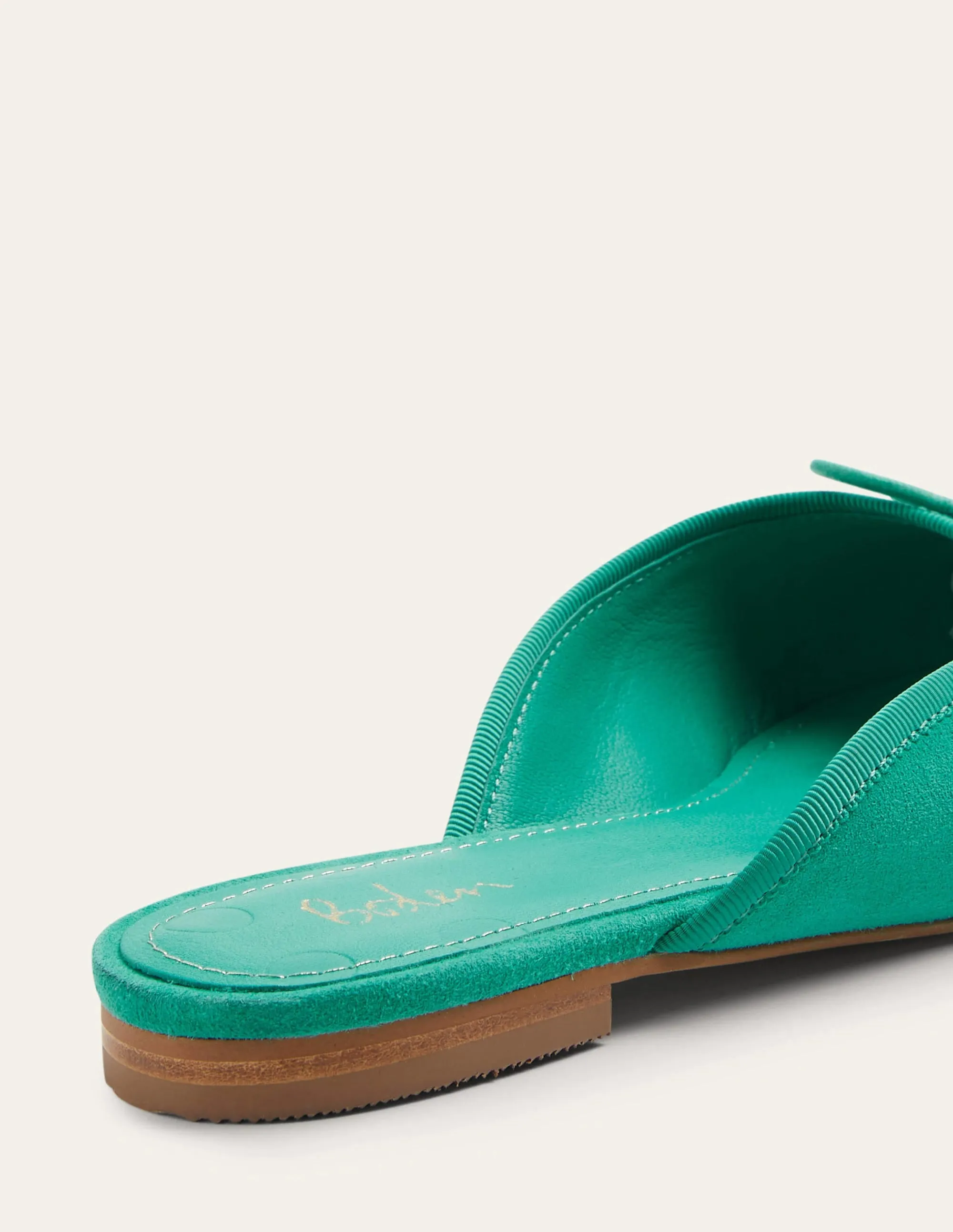 Mule Ballet Pump-Emerald