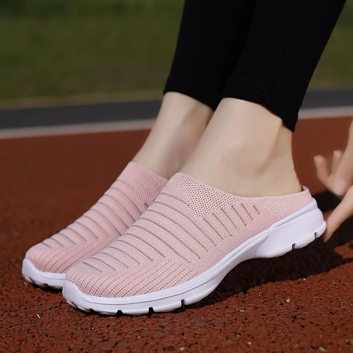 Mules for Women 2025 Backless Walking Sneakers Slip On Shoes Women Boots Shoes Casual Shoes Sneakers Steel Toe Tennis Shoe Loafers Casual Slip On