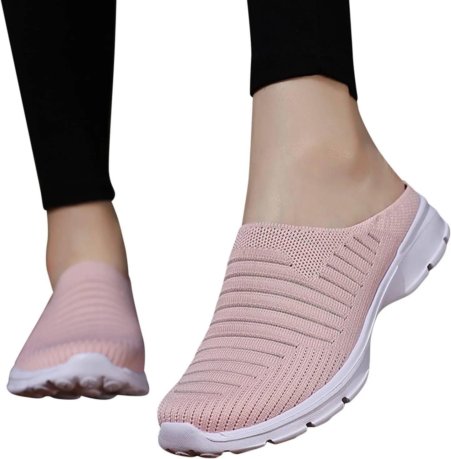 Mules for Women 2025 Backless Walking Sneakers Slip On Shoes Women Boots Shoes Casual Shoes Sneakers Steel Toe Tennis Shoe Loafers Casual Slip On