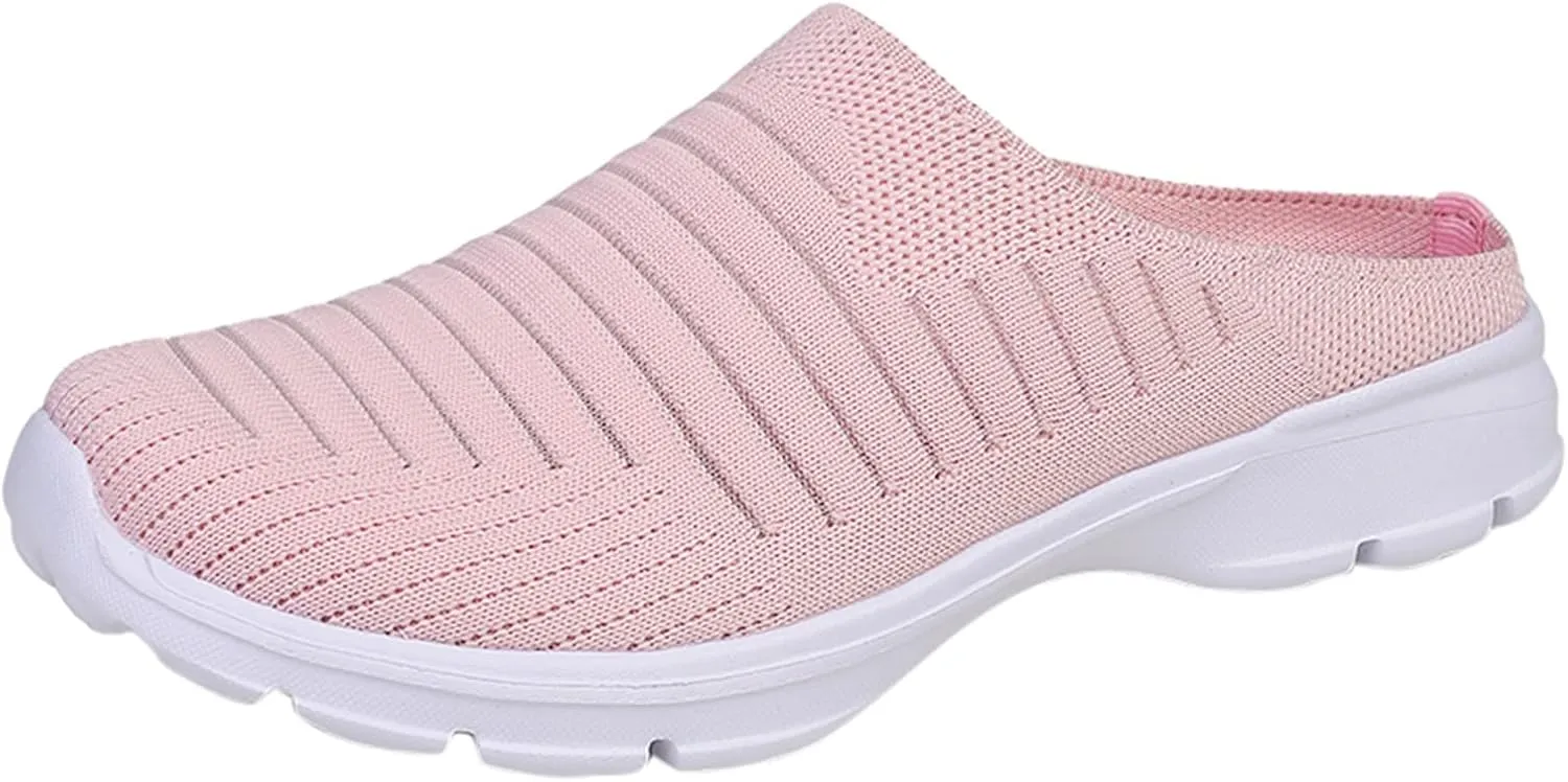 Mules for Women 2025 Backless Walking Sneakers Slip On Shoes Women Boots Shoes Casual Shoes Sneakers Steel Toe Tennis Shoe Loafers Casual Slip On