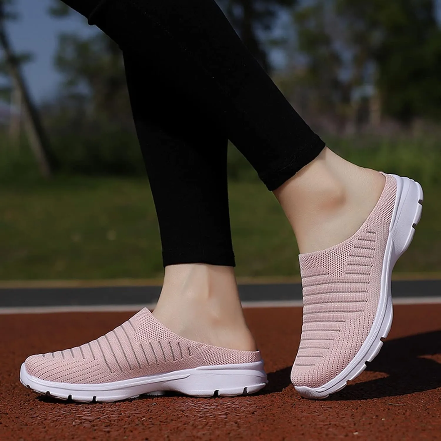 Mules for Women 2025 Backless Walking Sneakers Slip On Shoes Women Boots Shoes Casual Shoes Sneakers Steel Toe Tennis Shoe Loafers Casual Slip On