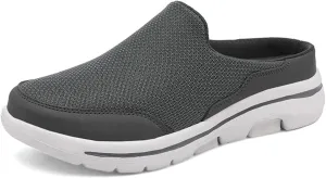Mules for Women 2025 Breathable Orthopedic Slip On Clogs Comfortable Summer Arch Support Shoes Lightweight Open Back Shoes Comfort Slip-On Walking Mules Sneakers Closed Toe Slippers