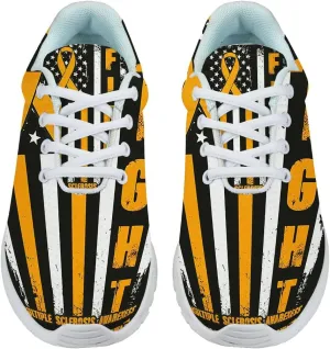 Multiple Sclerosis Awareness Shoes for Women Men Trail Running Casual Fashion Sneakers Slip-on Tennis Shoes